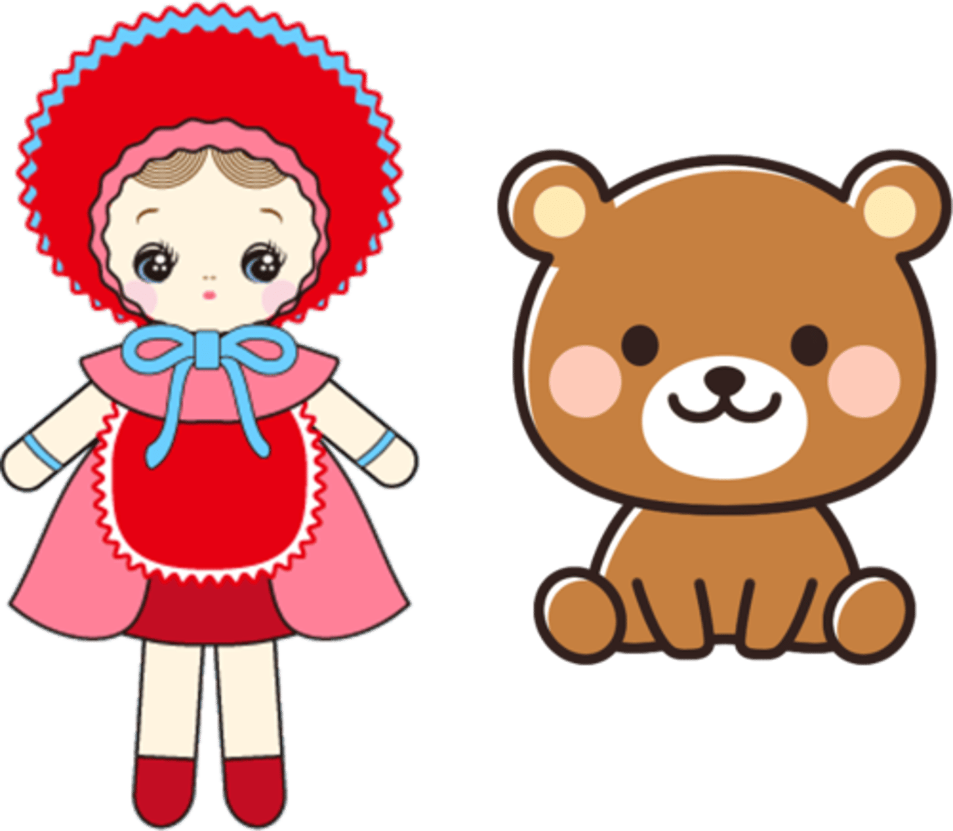 <p>muñeca, peluche</p>