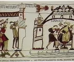 <p>Omen in the Bayeux Tapestry</p>