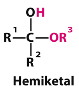 <p>Hemiketal</p>