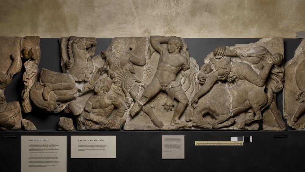 <p>Frieze of Apollo at Bassae (Mid 5<sup>th </sup>Century)</p>