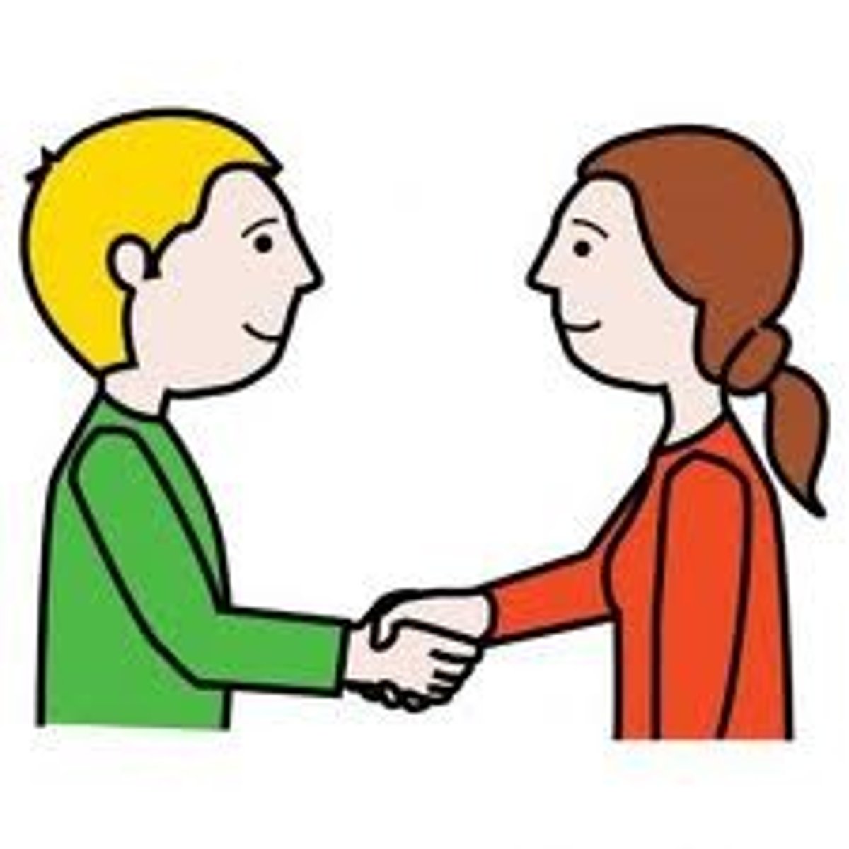 <p>to greet (each other)</p>