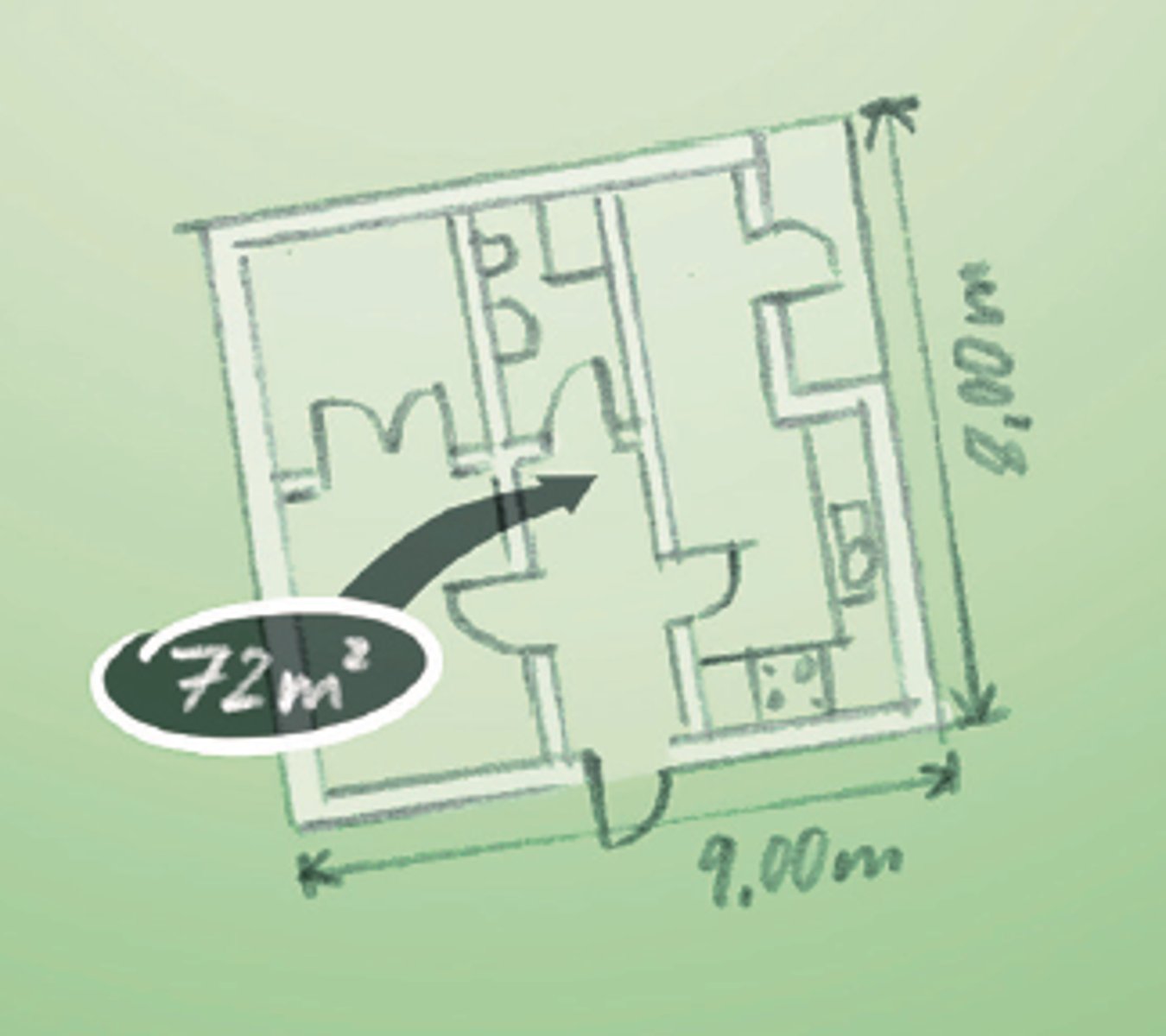 <p>obytná plocha</p>