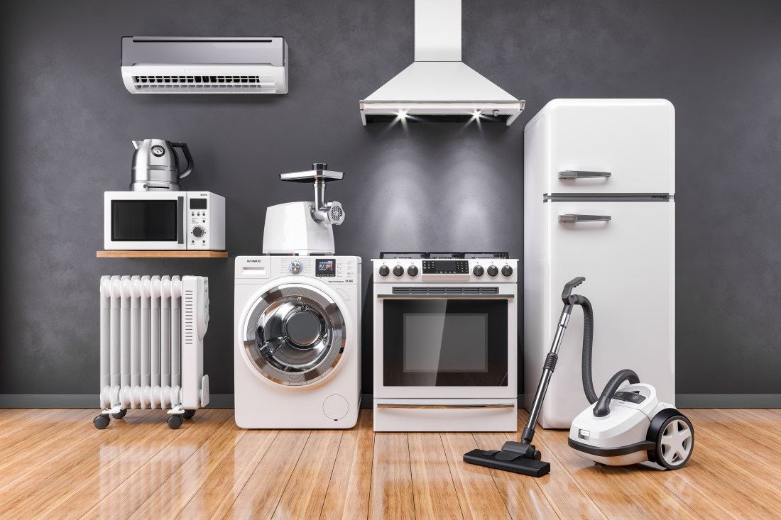 <p>household appliances (electronic) </p>