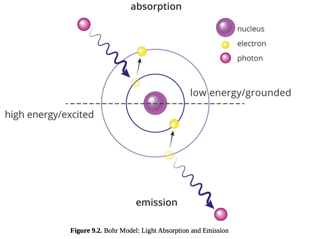 <p>Bohr model of the atom&nbsp;</p>