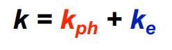 <p>where kph is the thermal conductivity due to vibrations (phonons) and ke is the thermal conductivity due to free electrons.</p>