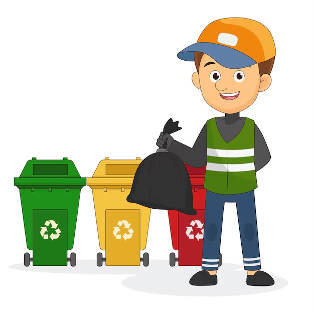 <p>Garbage collector (n)</p>