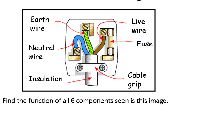 <p>What does the <strong>Live wire</strong> do?</p>