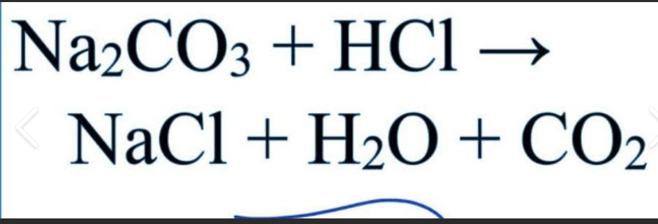 <p>the purpose of adding it is to neutralize the HCl within the solution. this also causes there to be a production of CO2 (g) + NaCl (aq) + and H2O (l) </p>