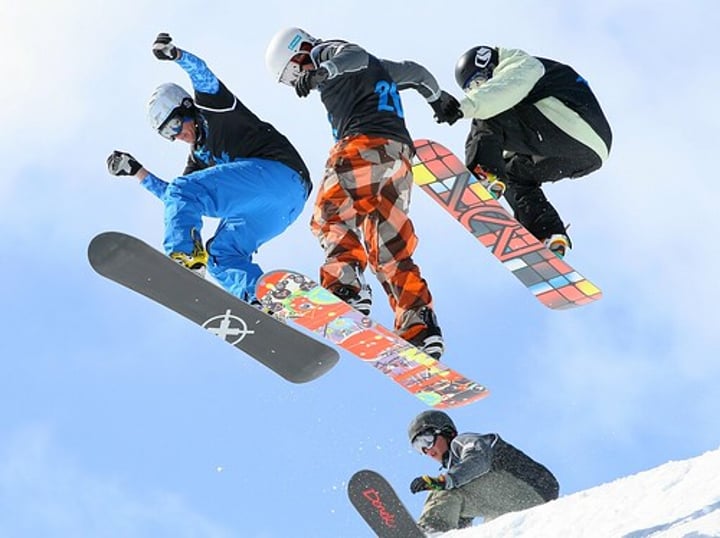 <p>snowboarding</p>
