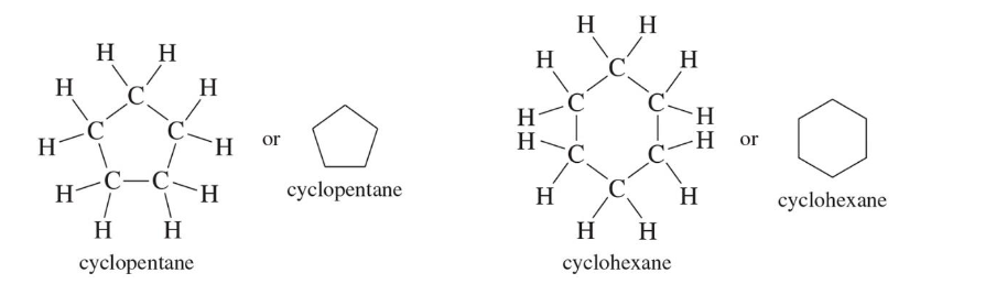 <p>Double bond in ring</p>