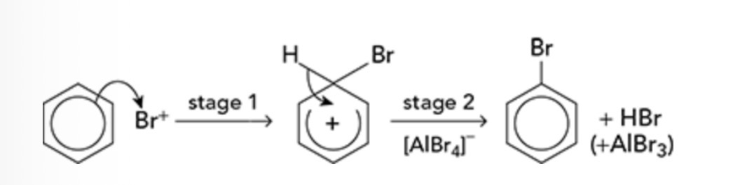 <p>Electrophilic substitution </p>