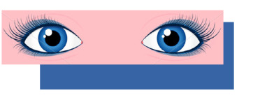 I have blue eyes