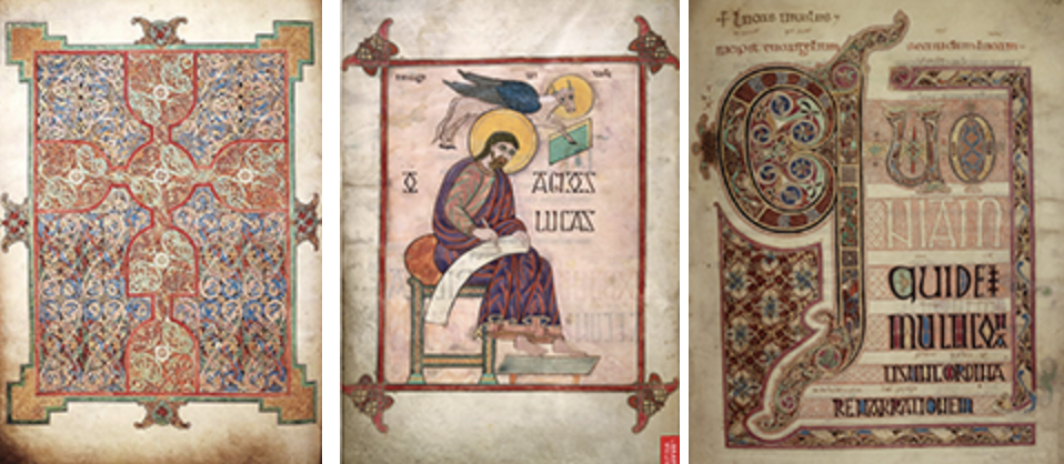 <p>600 CE, Illuminated manuscript, Medieval</p>