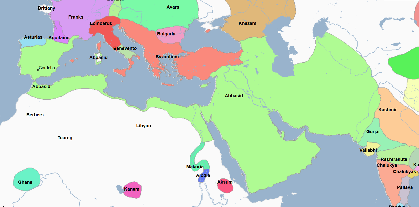 <p>661 - 750 - Umayyad Caliphate (All Facts) </p>