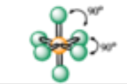 <p>octahedral</p><p>90</p><p>AX<sub>6</sub></p>