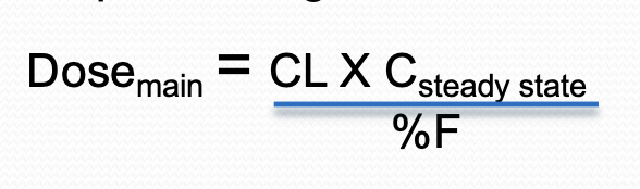 are given to maintain drug levels in the target therapeutic range