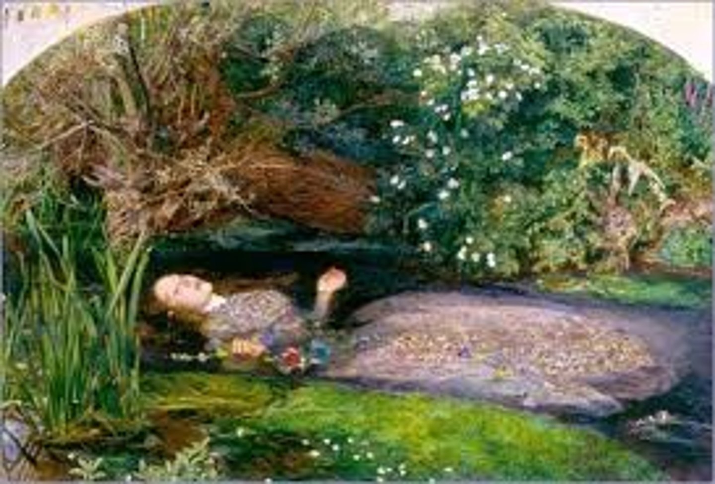<p>MILLAIS, Ophelia, 1852.</p>