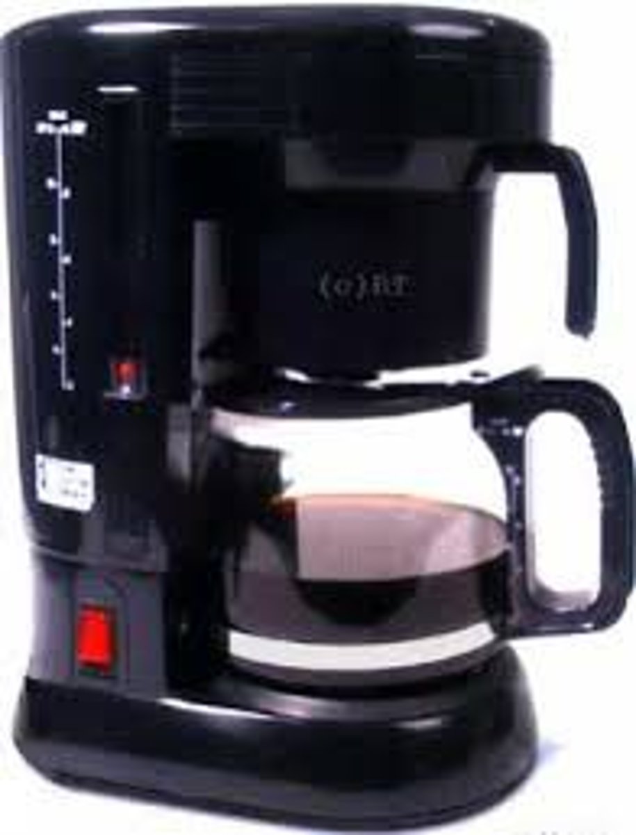<p>the coffee maker</p>