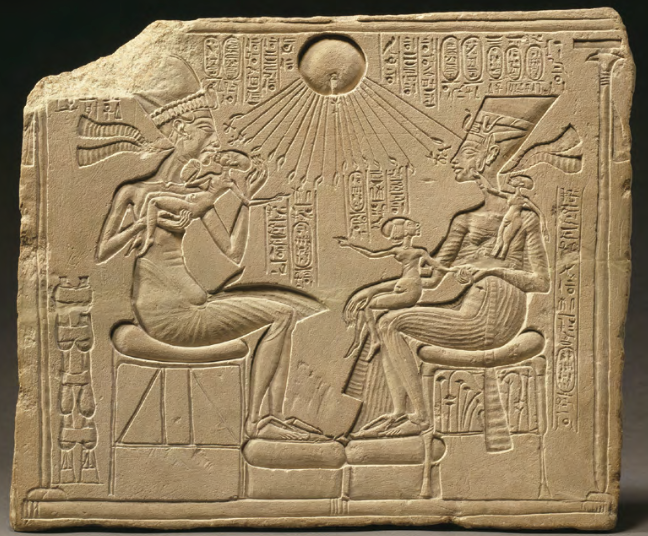 <h3 collapsed="false"><span style="color: purple"><mark data-color="purple">22. Akhenaten, Nefertiti, and three daughters</mark></span></h3><ul><li><p>When was it <strong>created</strong>?</p></li><li><p>During what <strong>period</strong> was it created?</p></li><li><p><strong>Where</strong> was it originally located?</p></li><li><p>What <strong>culture</strong> made it?</p></li><li><p>What <strong>medium</strong> was used?</p></li><li><p>What was the <strong>function</strong>?</p></li></ul>