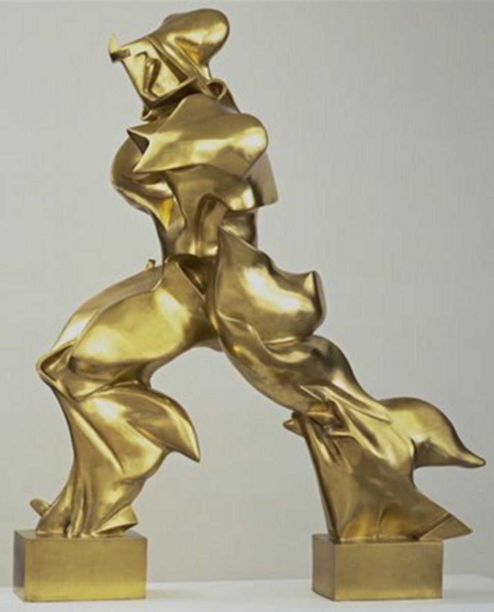 <p>Umberto Boccioni, , 1913 (cast 1931), bronze</p>