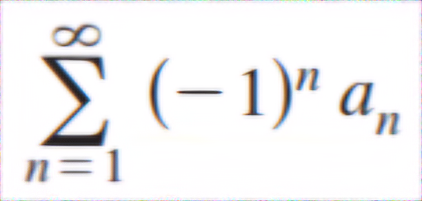 <p>Alternating Series Test</p>