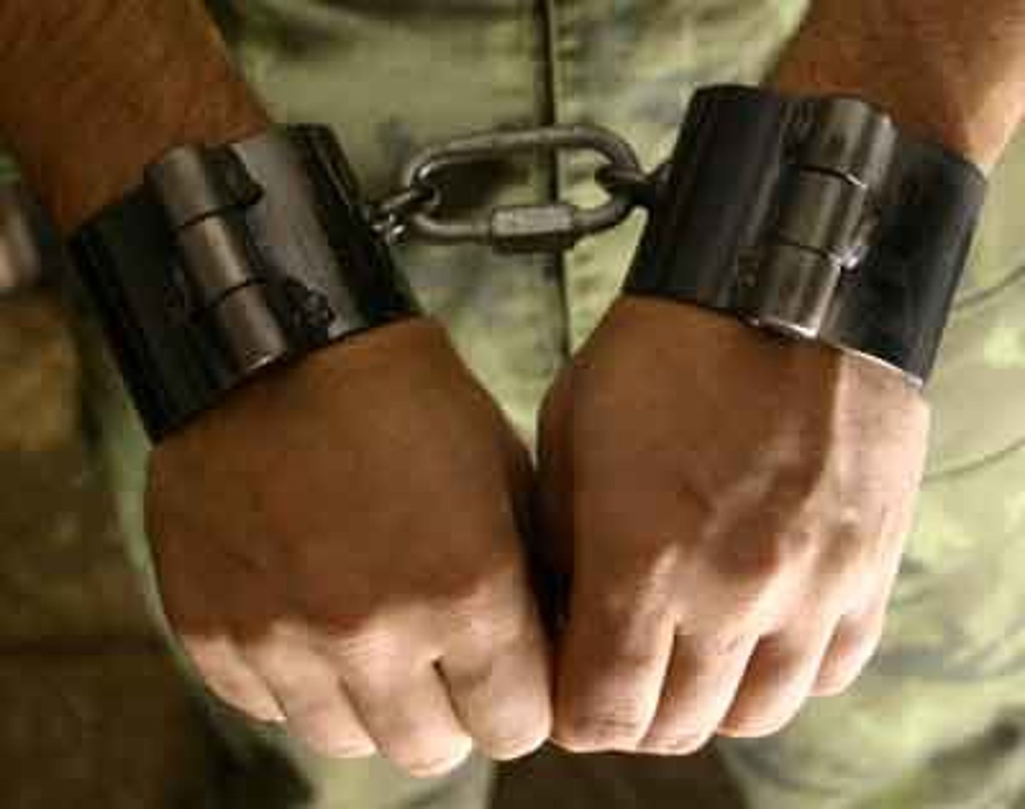 <p>Restrict with restraints (shackle, chain)</p>