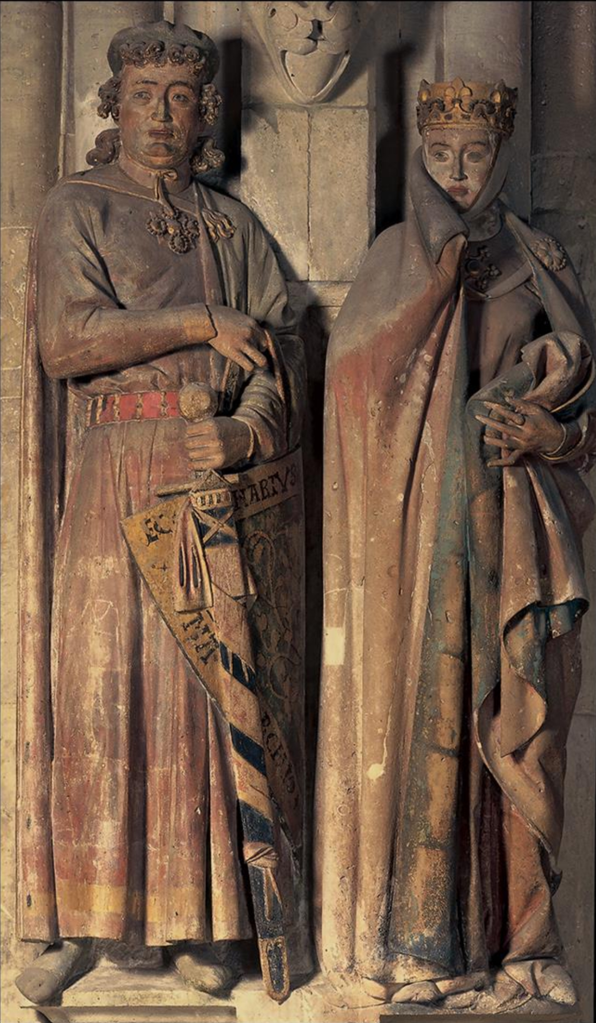 <p><strong>Ekkehard and Uta, Naumburg Cathedral</strong></p>