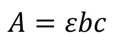 <p>Describe la relación entre la absorbancia de una sustancia que está relacionada a la concentración en una solución y al espesor de la celda en que se mide.</p>