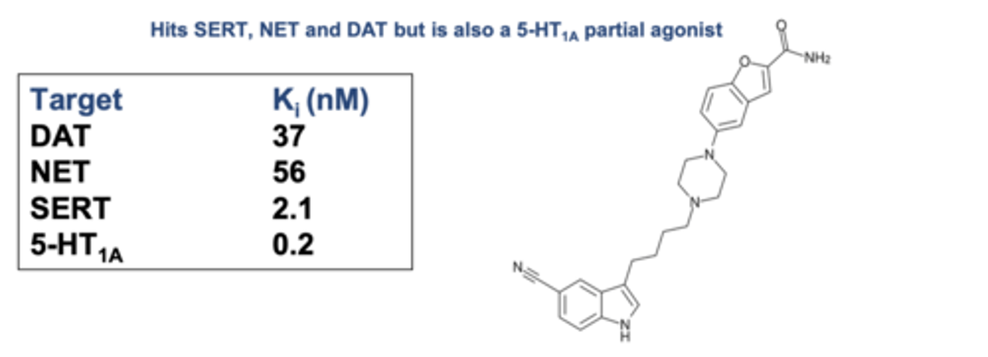 <p>major depressive disorder (or GAD, OCD)</p>