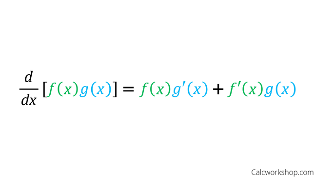 <p>The product rule states that if f(x) and g(x) are both differentiable functions, then the derivative of their product also exists.</p>