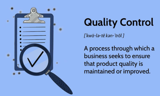 <ul><li><p>A process through which a business seeks to ensure that products quality is maintained or improved</p></li></ul><p></p>