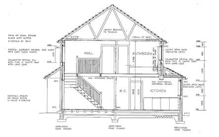 <p>What kind of information can you find in the <strong>section view</strong></p>