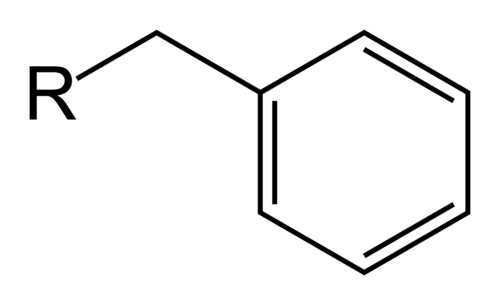 "benzyl is bigger"