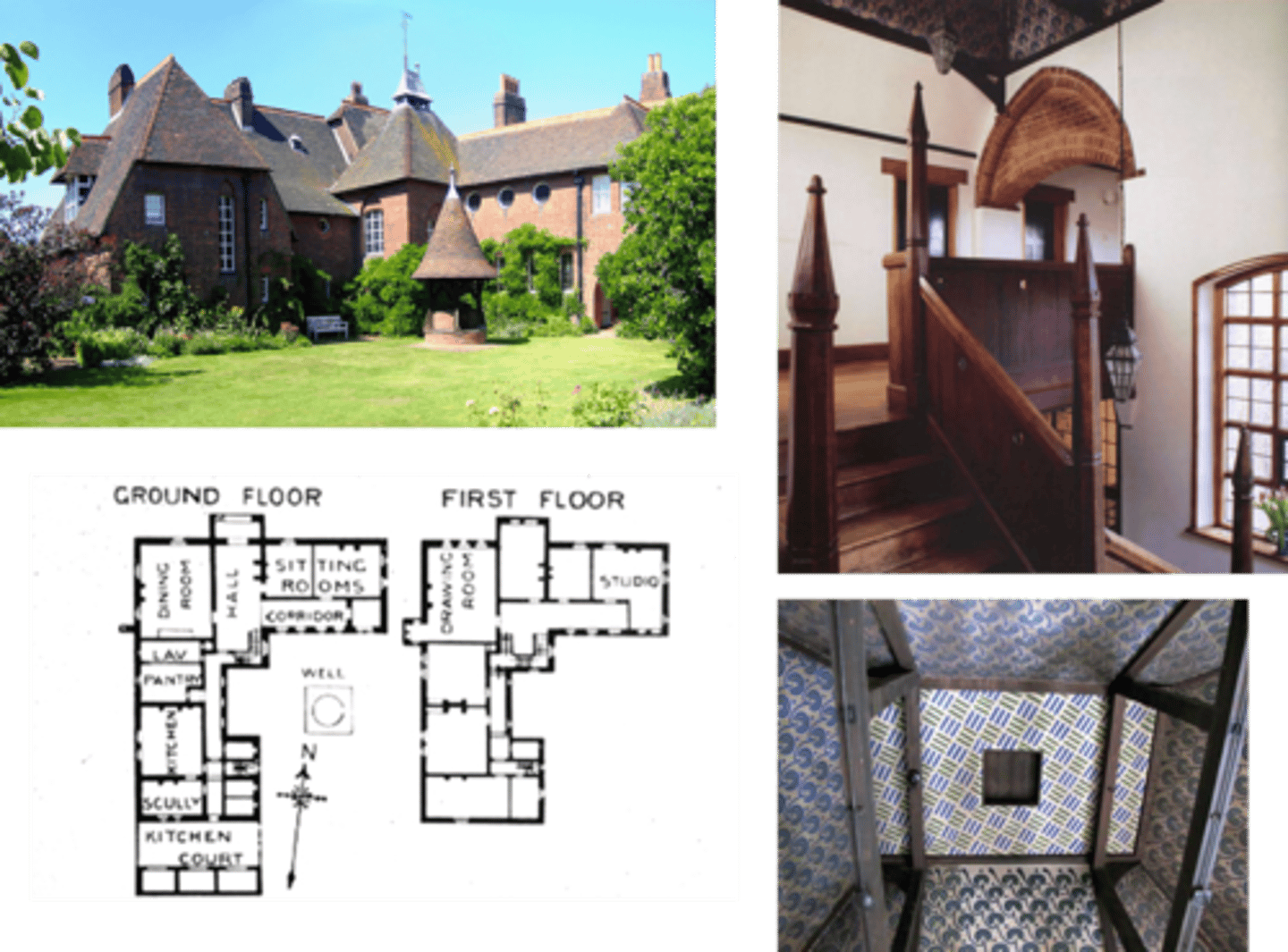 <p>a reform movement that proposed a revival of crafts (especially the minor arts, objects actually produced by the designer in a small workshop) as the agent for economic justice, social improvement and artistic renewal. The works ideally looked like they were produced by hand, according to traditional methods. They used local materials and followed local and traditional forms. The works often have a distinctly medieval character to them, demonstrating their connection to the Gothic Revival.</p><p>Philip Webb : Red House, Bexley Heath (1850's)</p>