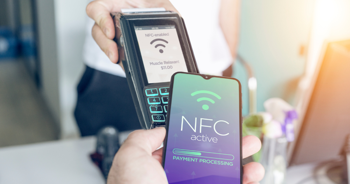 <p>A wireless technology used for mobile payments and access control.</p>
