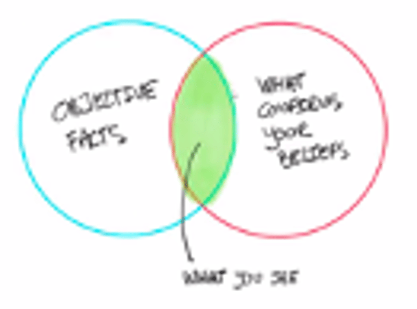 <p>tendency of human beings to (unintentionally) ignore any evidence that refutes already-held beliefs</p><p>-- your existing opinion changes how you view/perceive information</p>