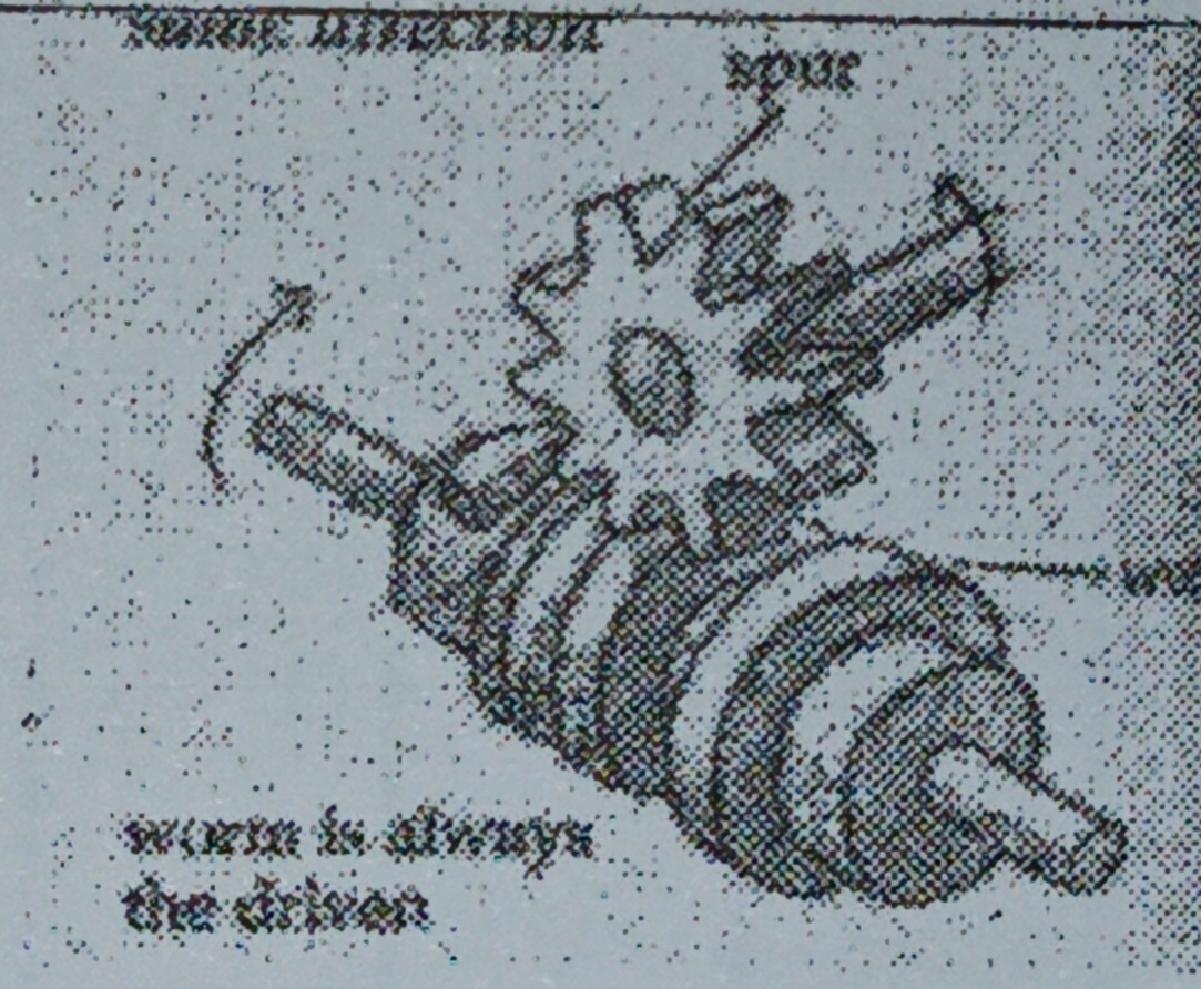 <p>Worm and spur gear</p>