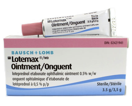 <ul><li><p>0.5% loteprednol etabone</p></li><li><p>Only indated for use following ocular surgery</p></li><li><p>Dosage: QID x2weeks, then taper accordingly</p></li><li><p><strong>Non-preserved</strong></p></li></ul><p></p>