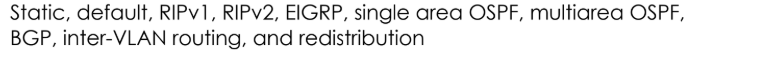 <p>Its protocols of this technology are:</p>