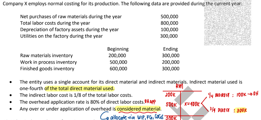 <p>What is the total manufacturing cost during the current year?</p><p>a. 1,560,000</p><p>b. 1,500,000</p><p>c. 1,640,000</p><p>d. 1,740,000</p>