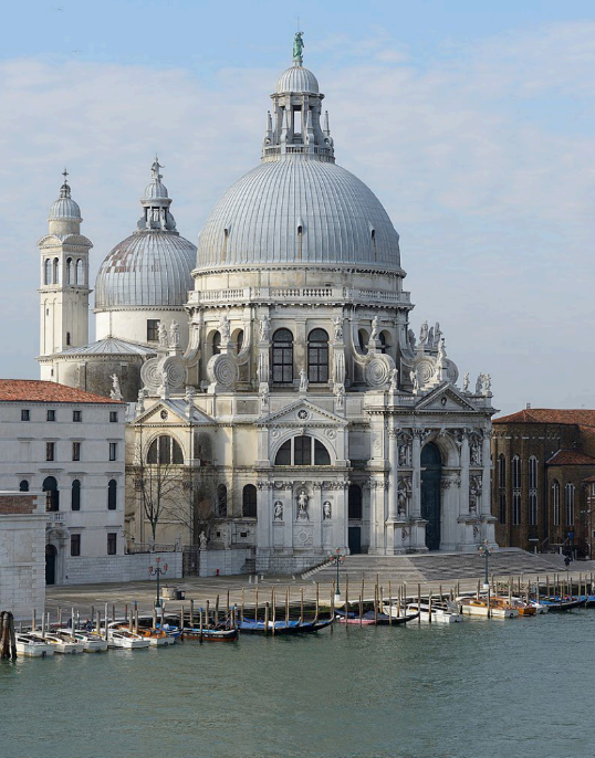 <p>Baldassare Longhena, Santa Maria della Salute, 1 až 2 polovina 17. století</p>