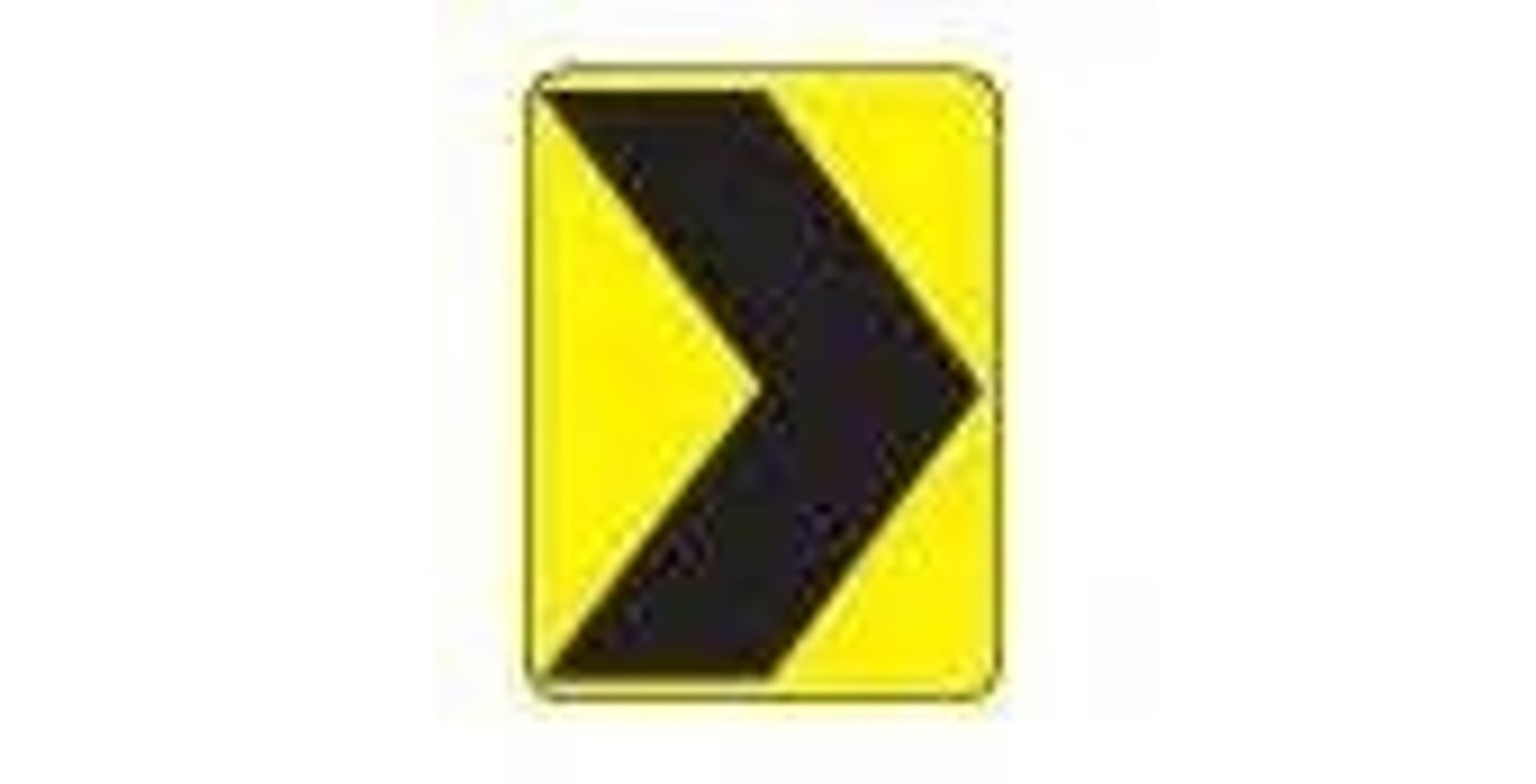 <p>sharp curve ahead</p>