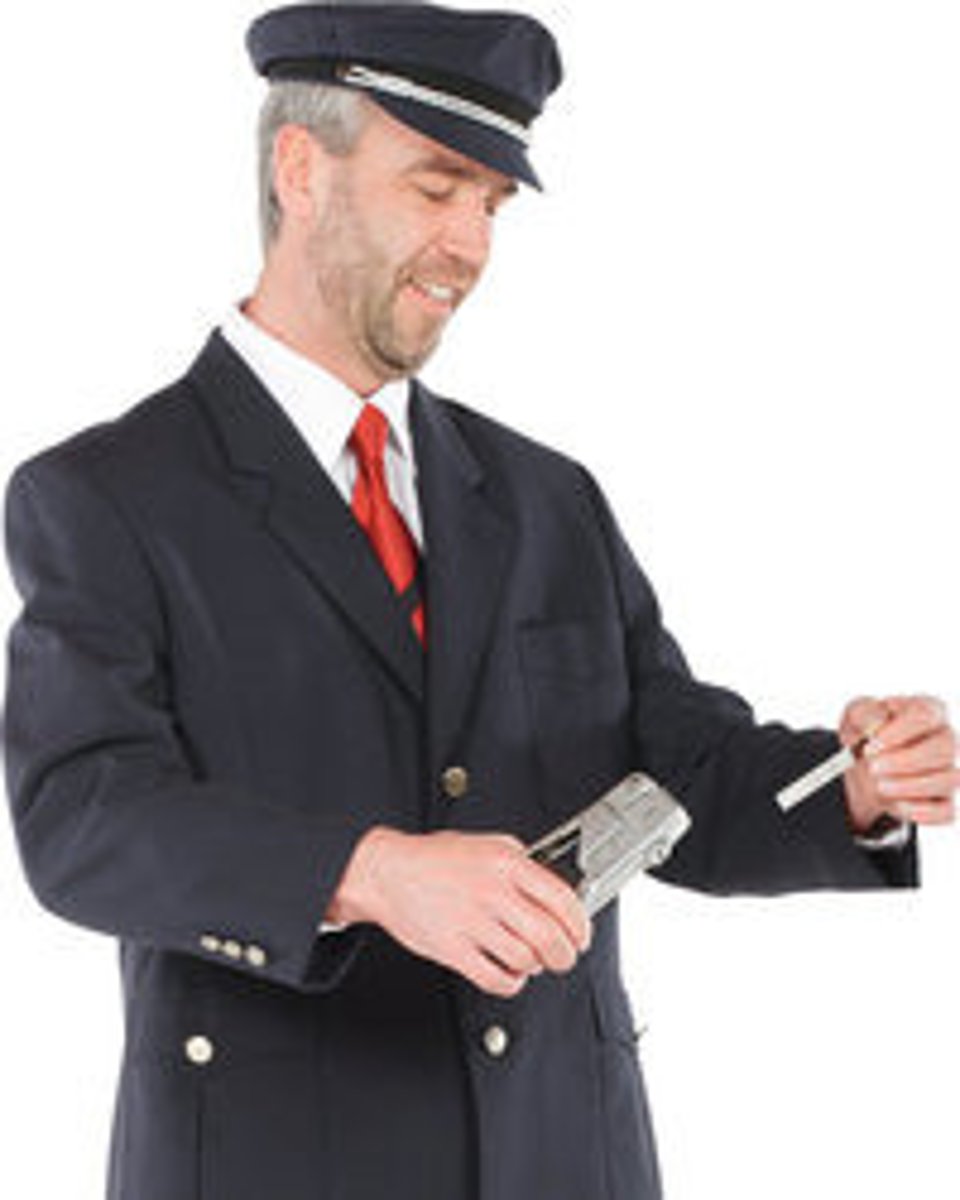 <p>le conducteur de train</p>