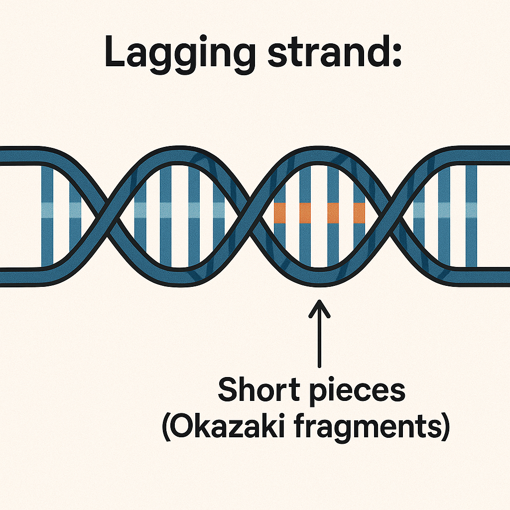 <p>Lagging strand</p>