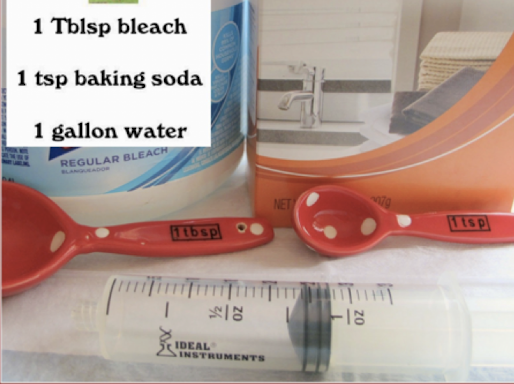 <p><strong>type of hypochlorite solution bleach, can be used for MRSA</strong><br>-used for diabetic foot ulcers, venous leg ulcers, pressure ulcers, post surgical wounds, 1st and 2nd degree burns, grafted donor sites</p><p>-may decrease bacterial burden on the skin, associated inflammation with atopic eczema </p>