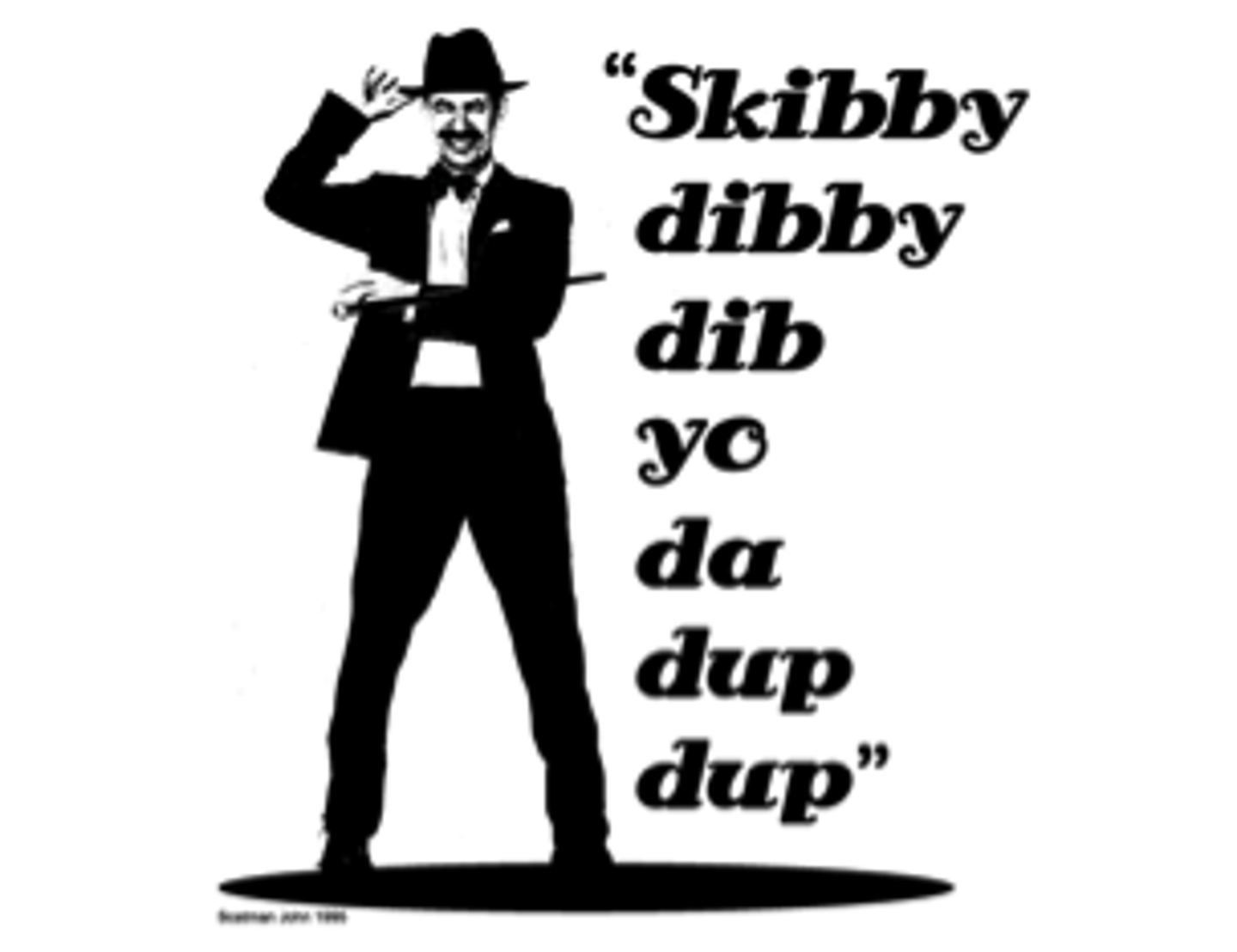 <p>A vocal jazz technique using nonsensical syllables instead of words.</p>