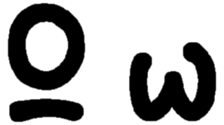 <p>Ω ω</p>