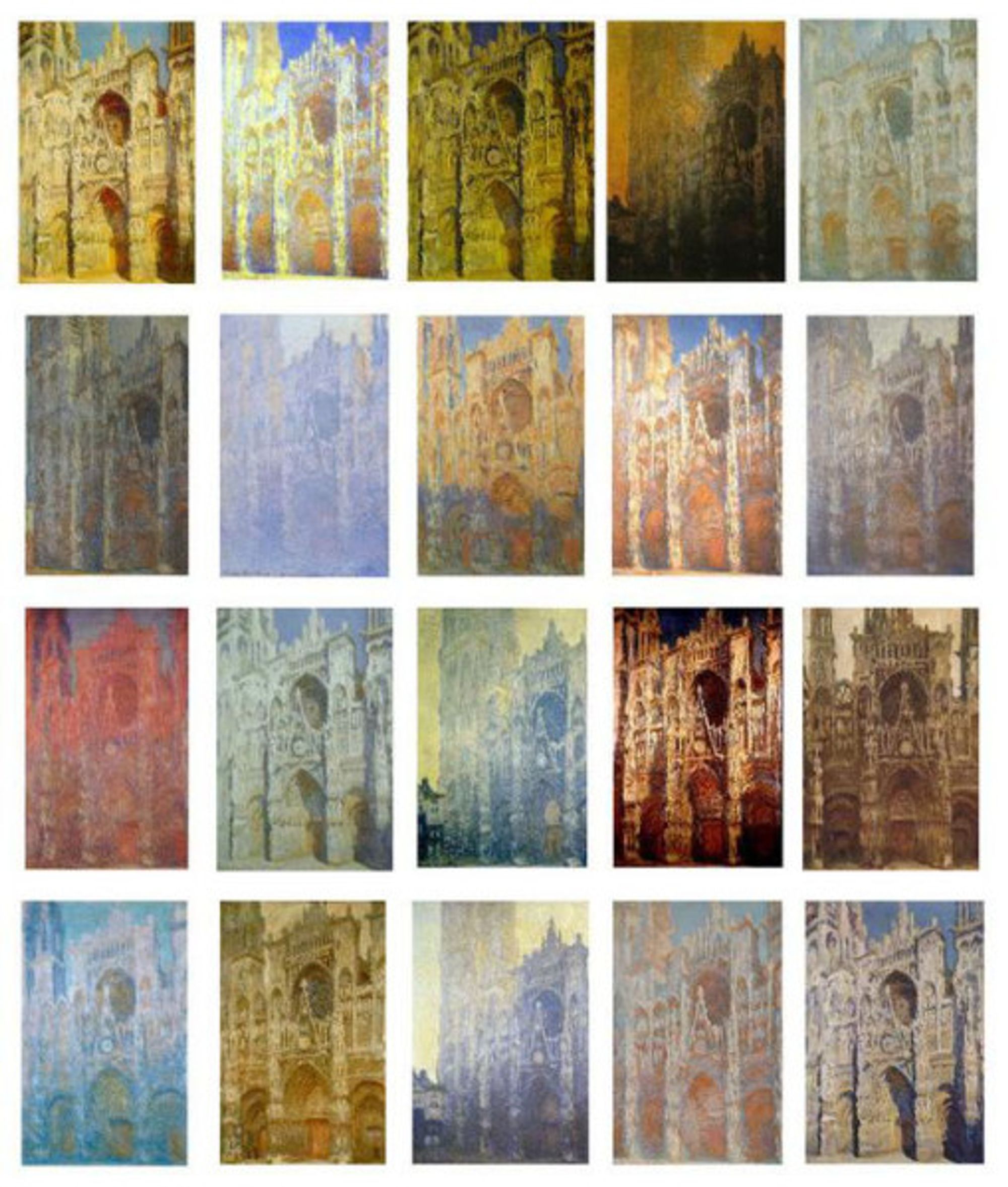 <p>Série de la cathédrale de Rouen</p>