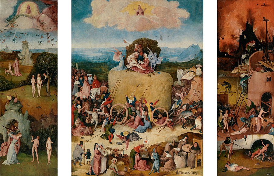 Artist name, Work of art name, Date, Category