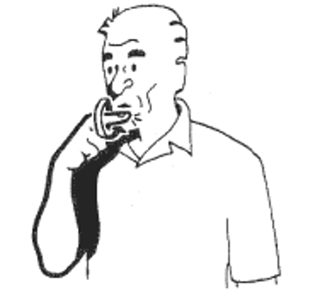 <p>The movement is a small rotation. Up, forward, down, and back. Repeat twice. Think of words tumbling forth from the mouth.</p><p>-Hearing(noise): Tap ear twice</p>